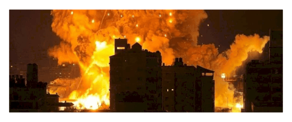 تتعرض قطاع غزة للقصف 